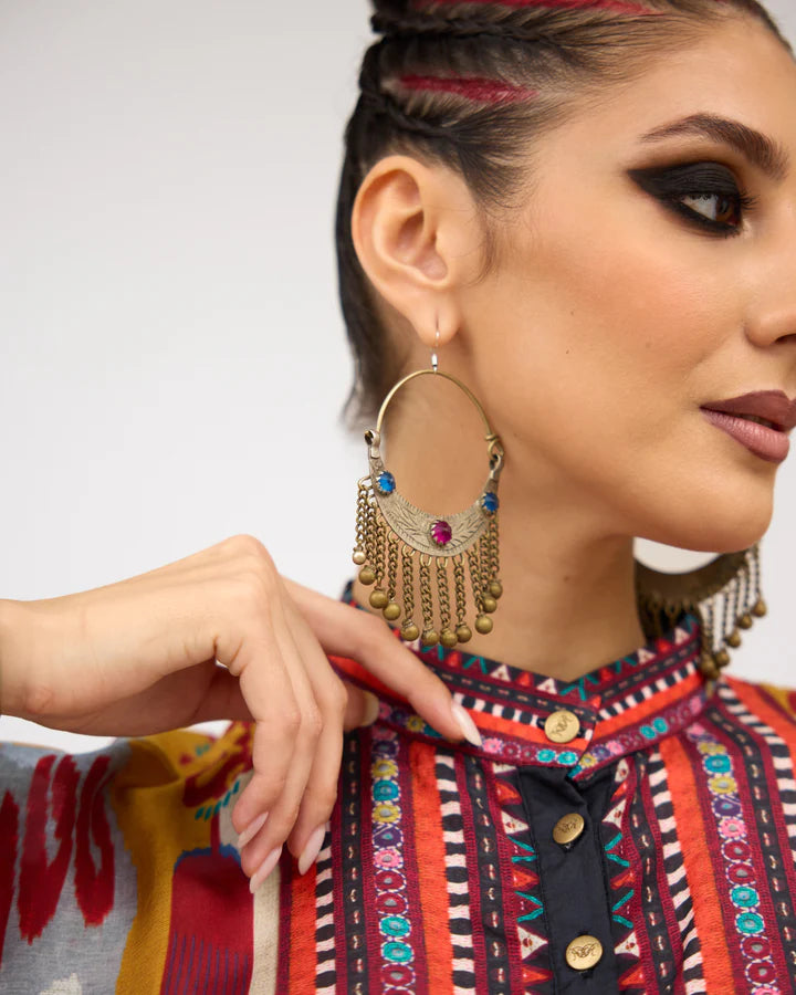 Fanaa Afghan Earrings