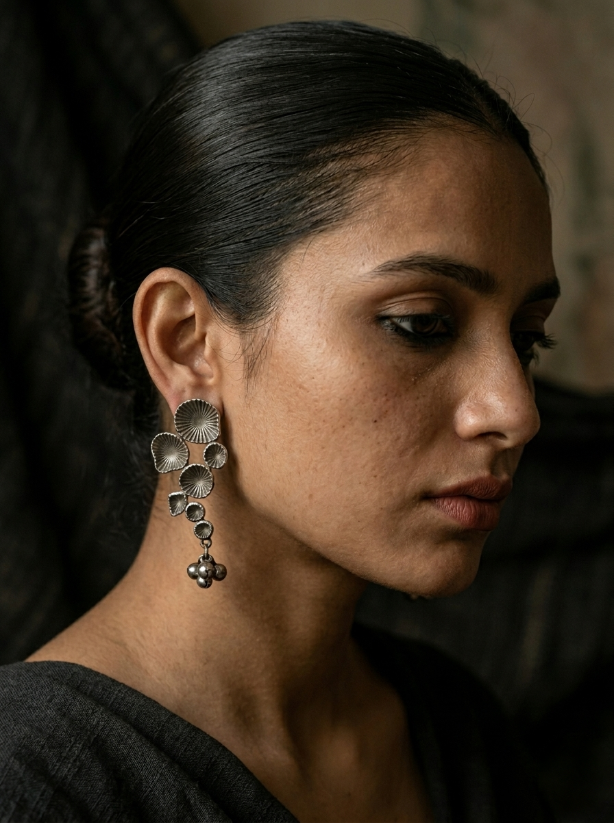 Zariya Oxidised Earrings