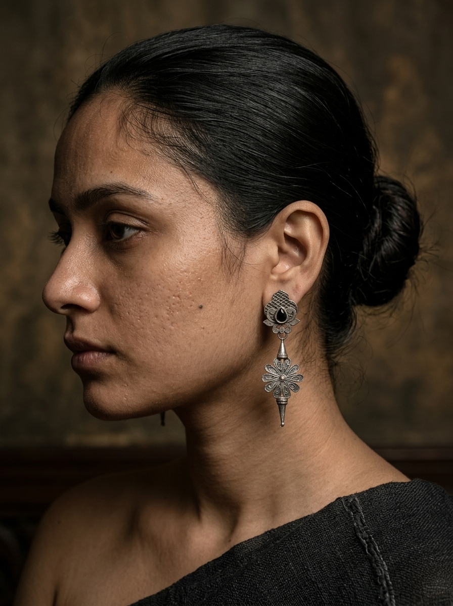 Qissa Oxidised Earrings