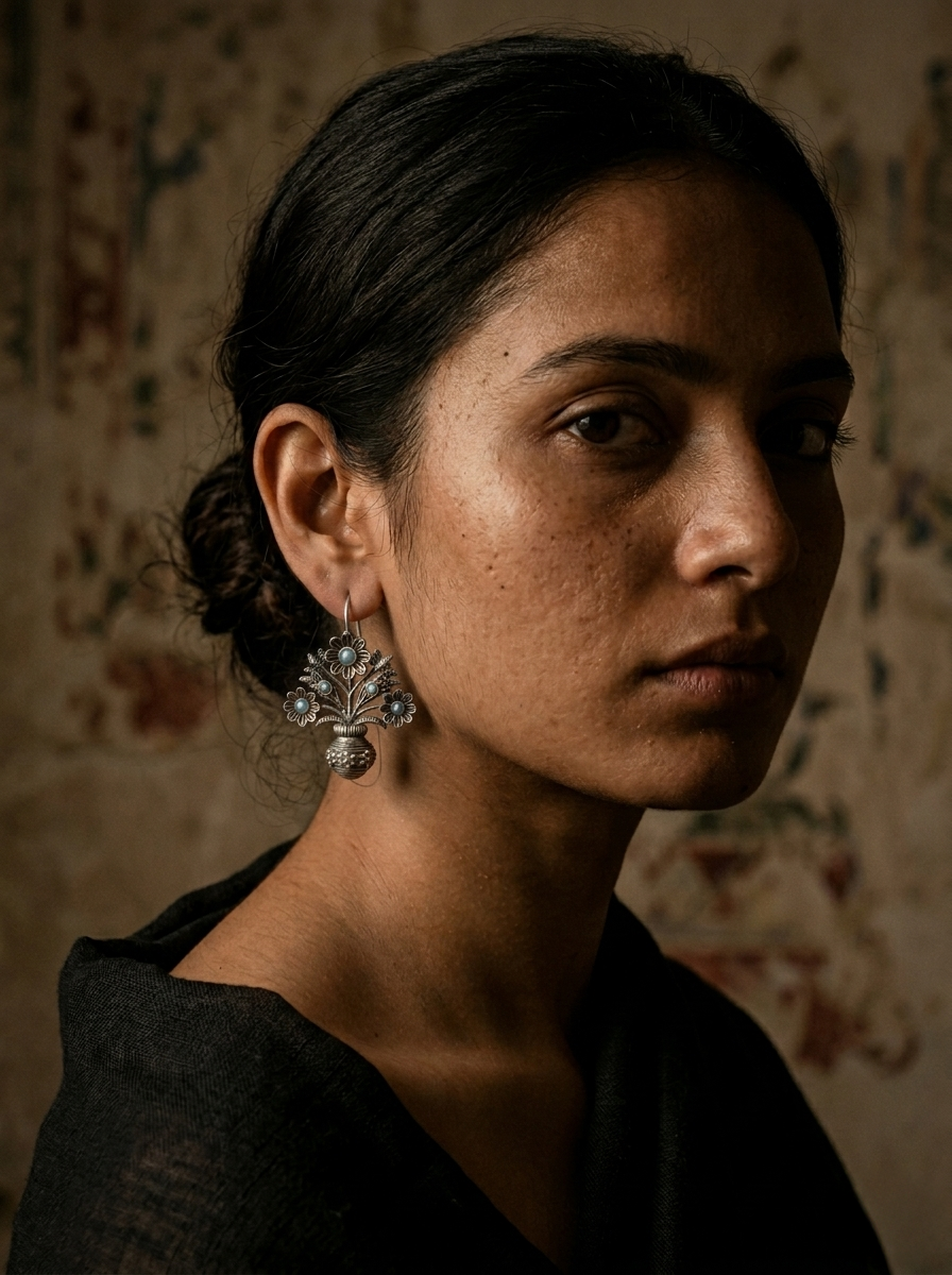 Rooh Oxidised Earrings