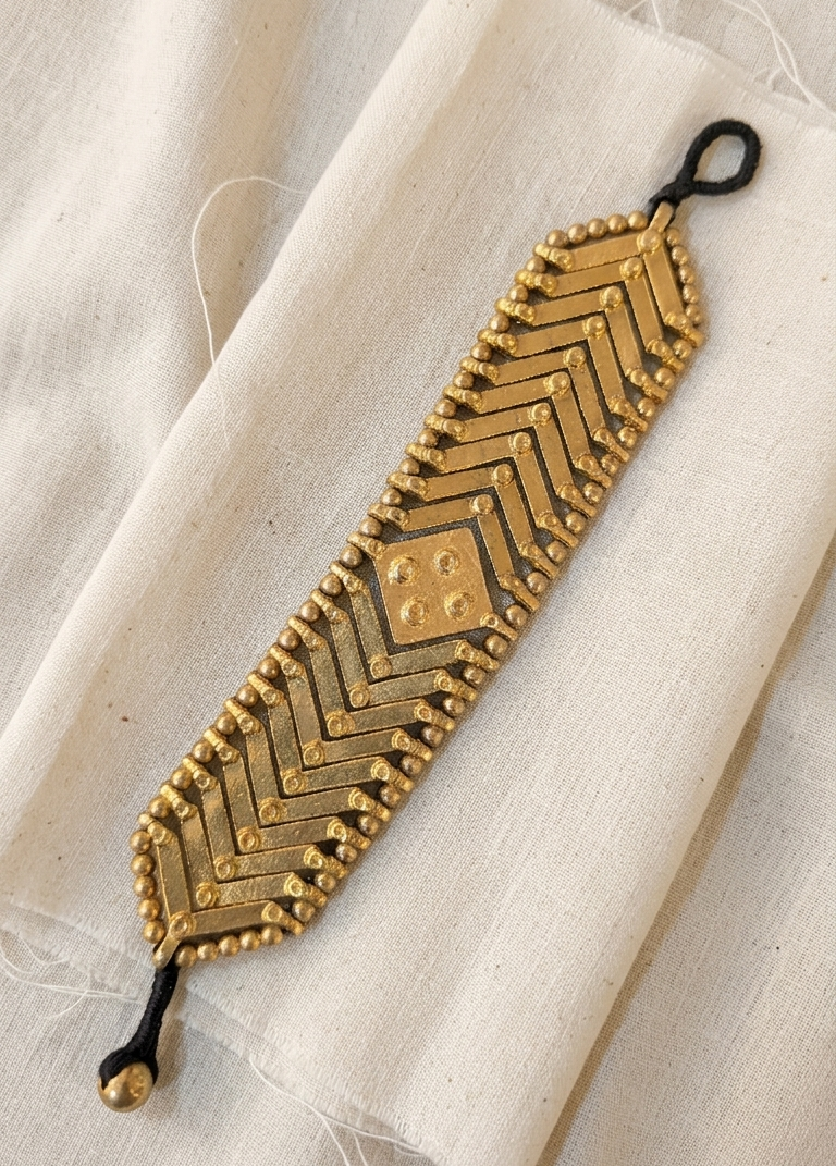 Aahang Brass Bracelet