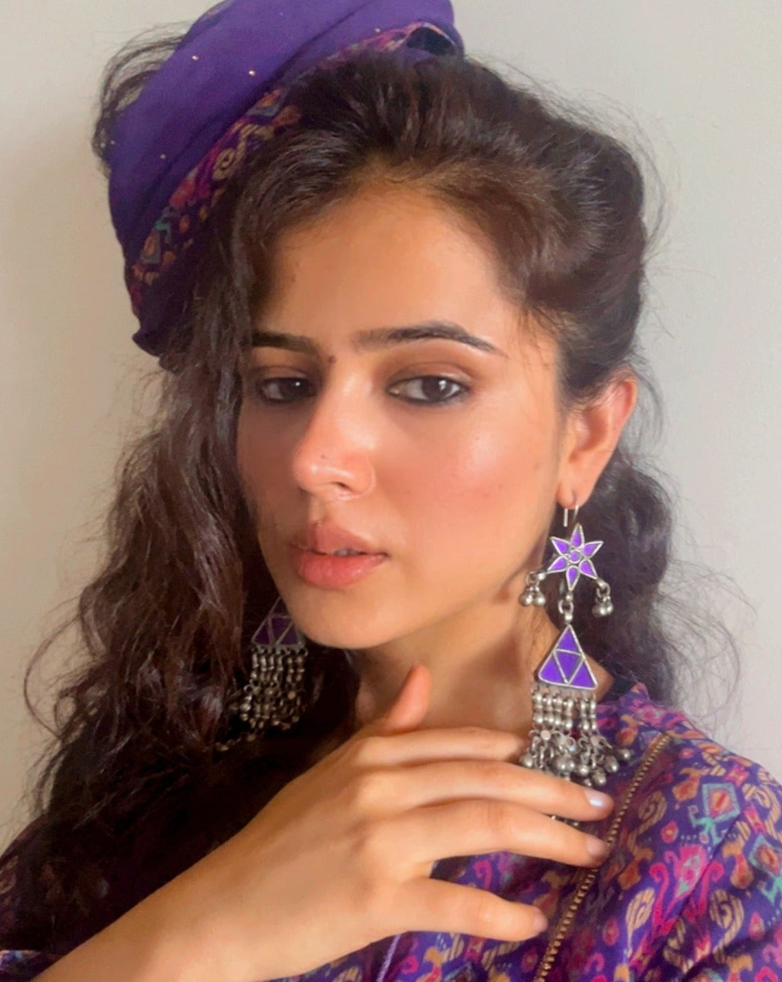 Mudra Glass Earrings