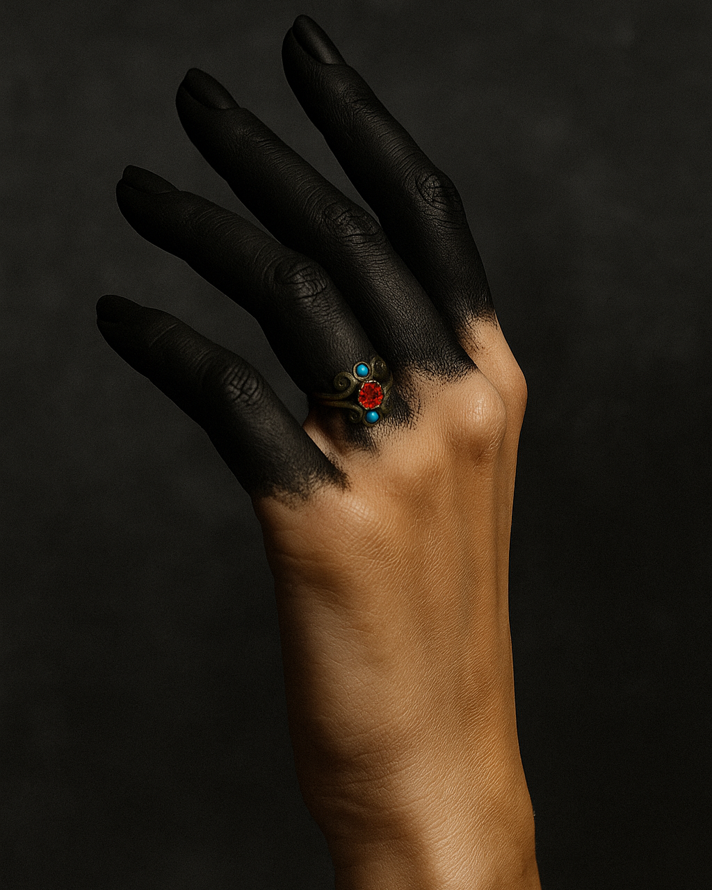 Satrangi Vintage Ring