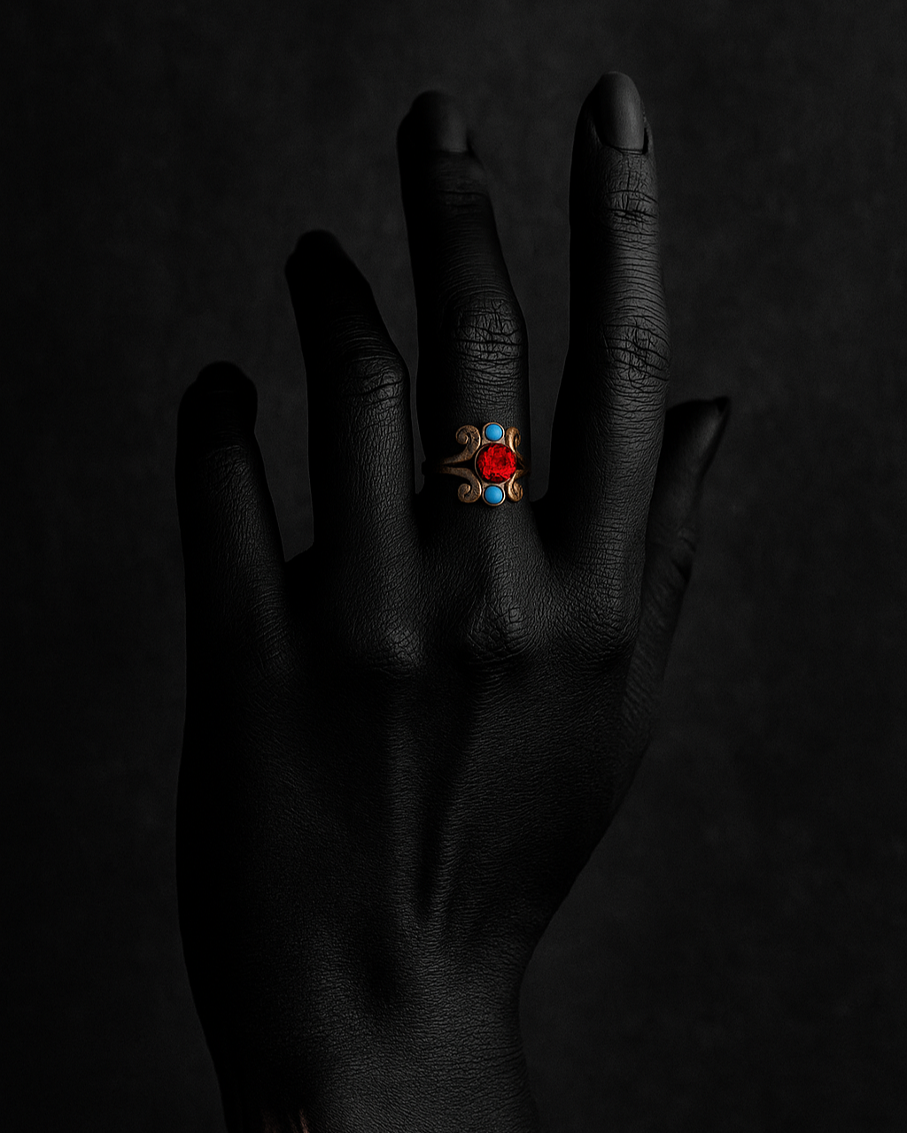 Satrangi Vintage Ring