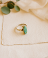 Mohave Turquoise Gemstone Sterling Silver Ring