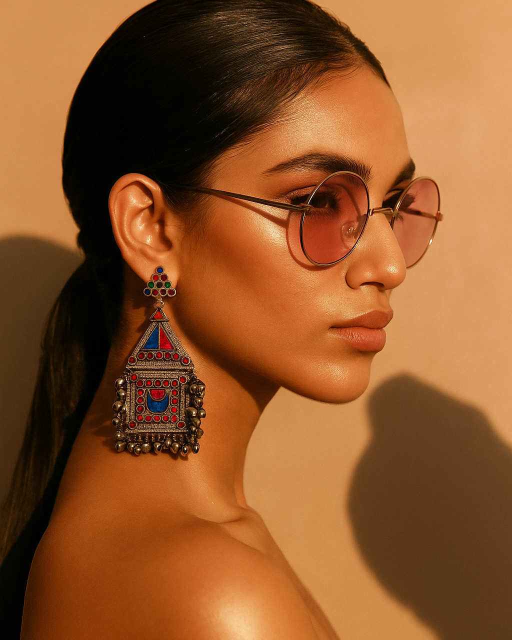 Tambai Afghan Earrings