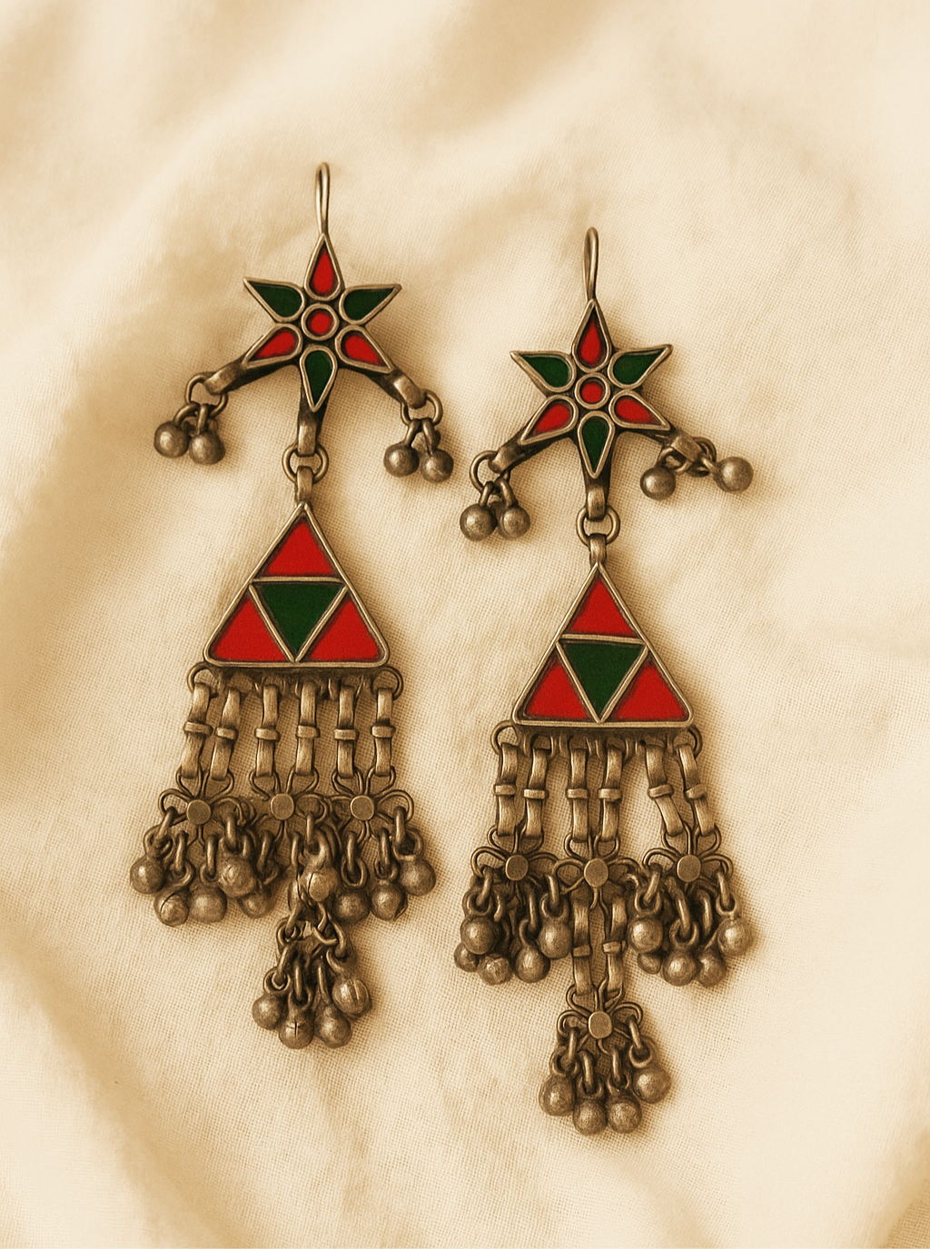 Mudra Glass Earrings