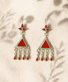 Trikona Glass Earrings