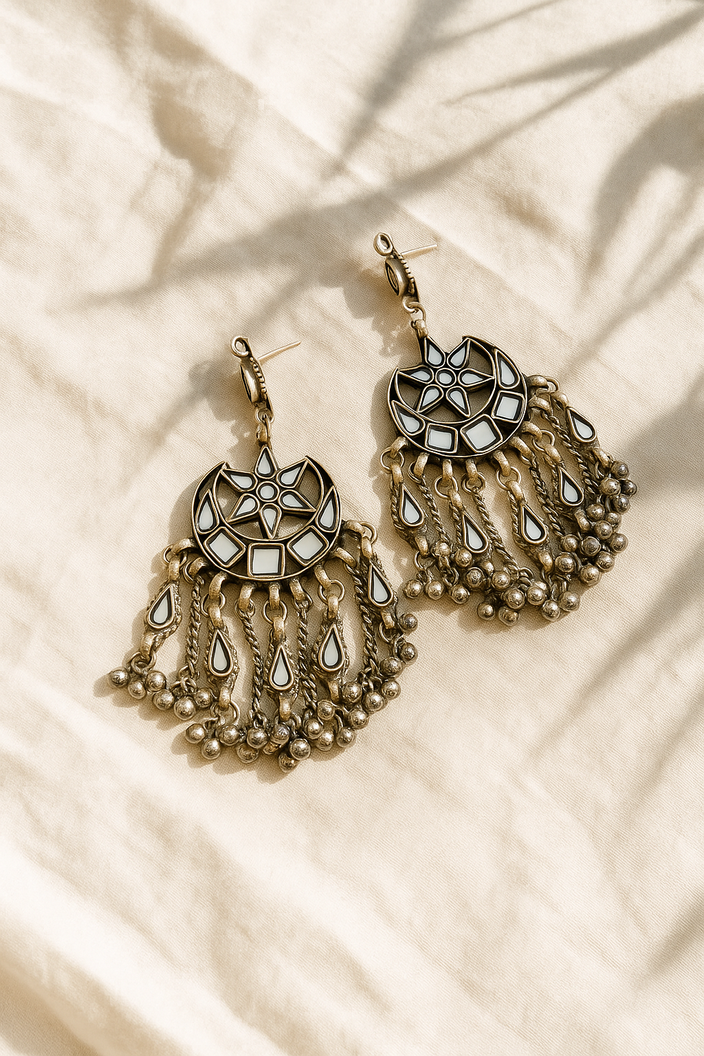Qayamat Glass Earrings