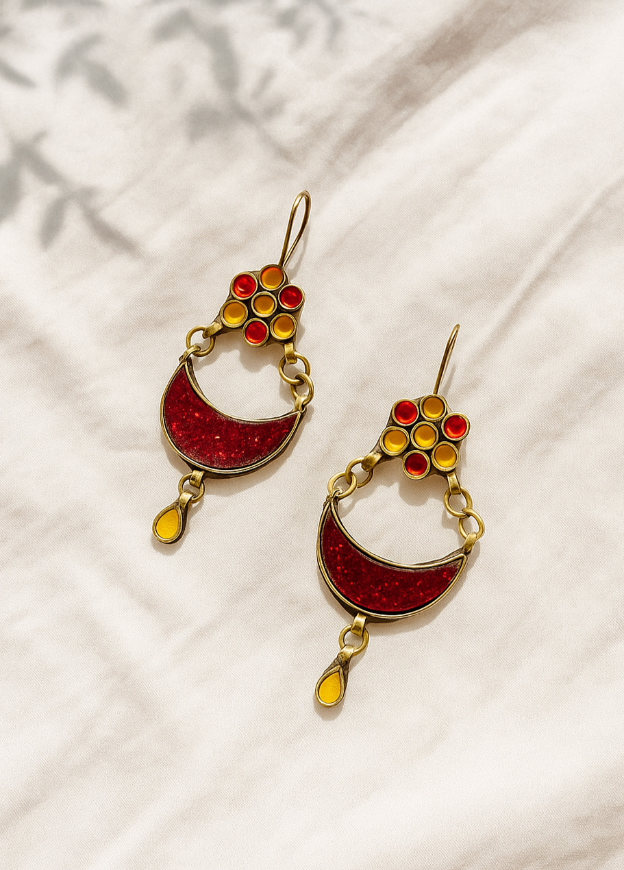 Joohi Glass Earrings
