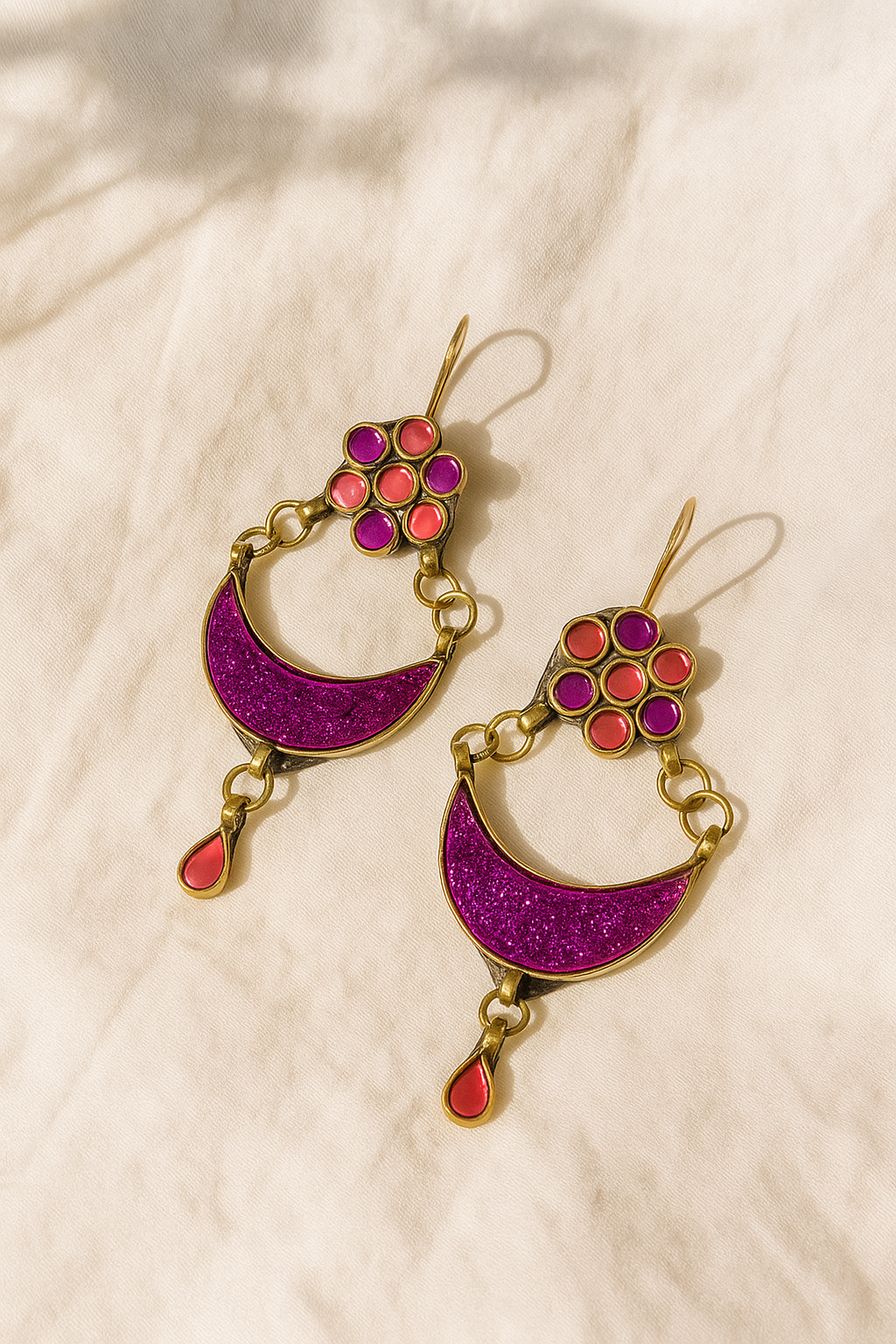 Joohi Glass Earrings