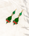 Trishool Glass Earrings