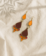 Trishool Glass Earrings