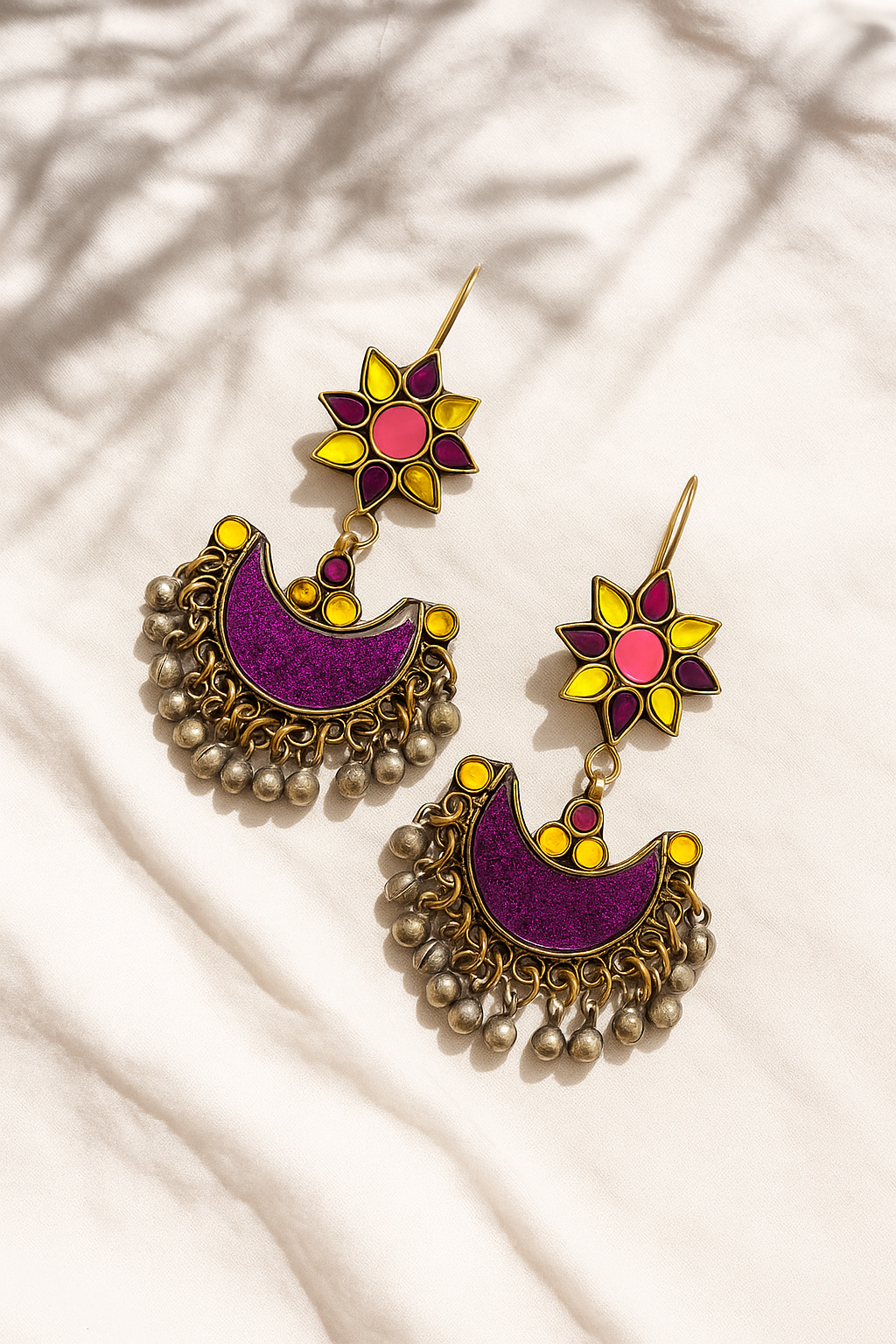 Vinita Glass Earrings