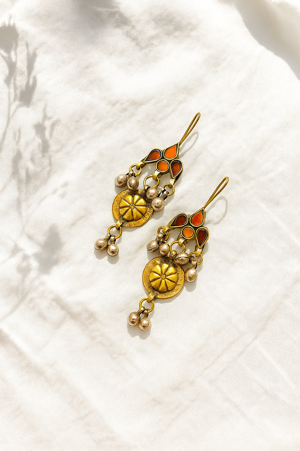 Pushpa Glass Earrings