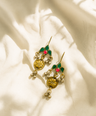 Pushpa Glass Earrings