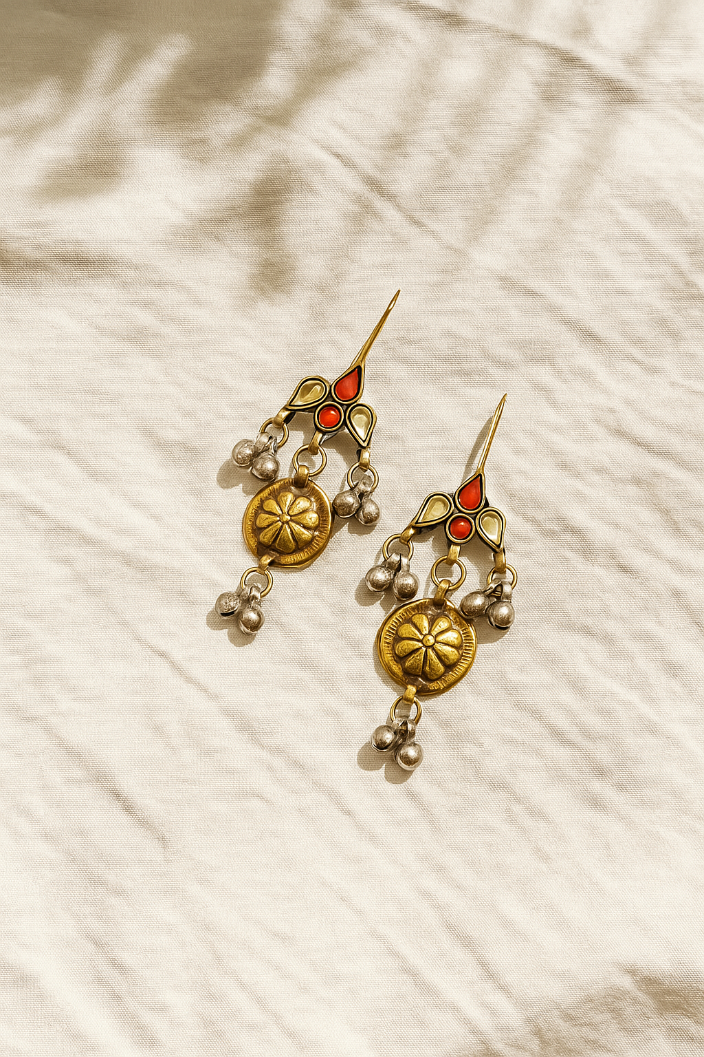 Pushpa Glass Earrings