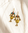 Pushpa Glass Earrings