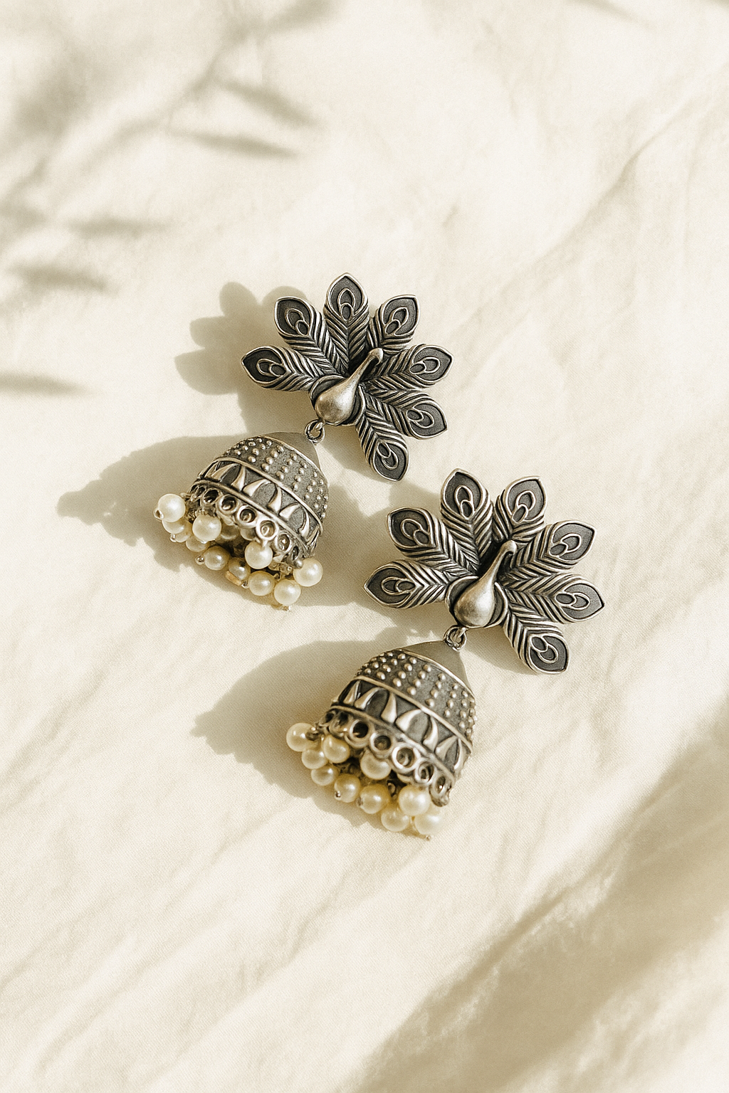 Dilaan Oxidised Earrings