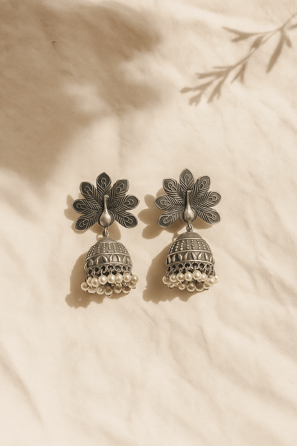 Dilaan Oxidised Earrings