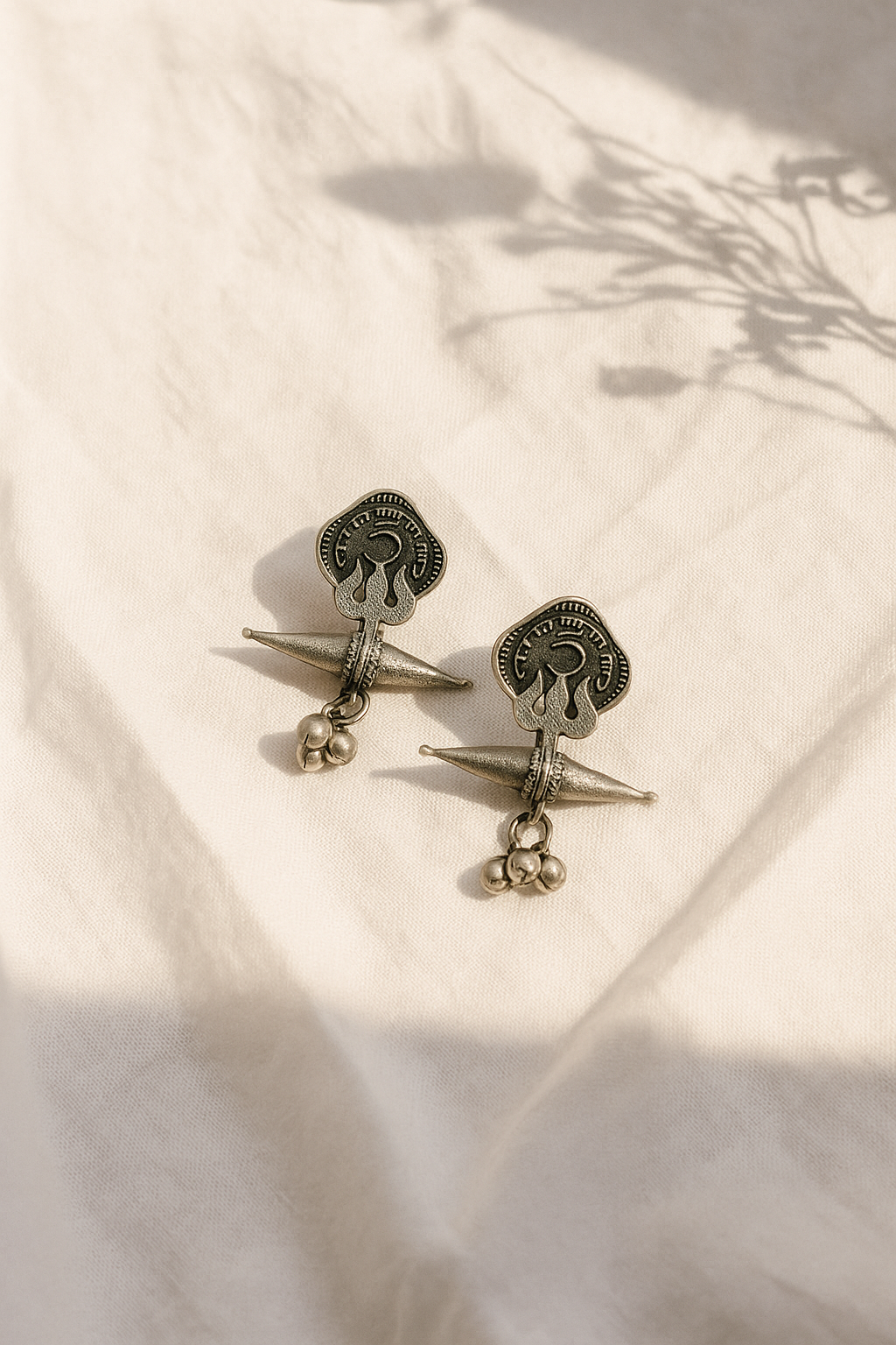 Tika Oxidised Earrings