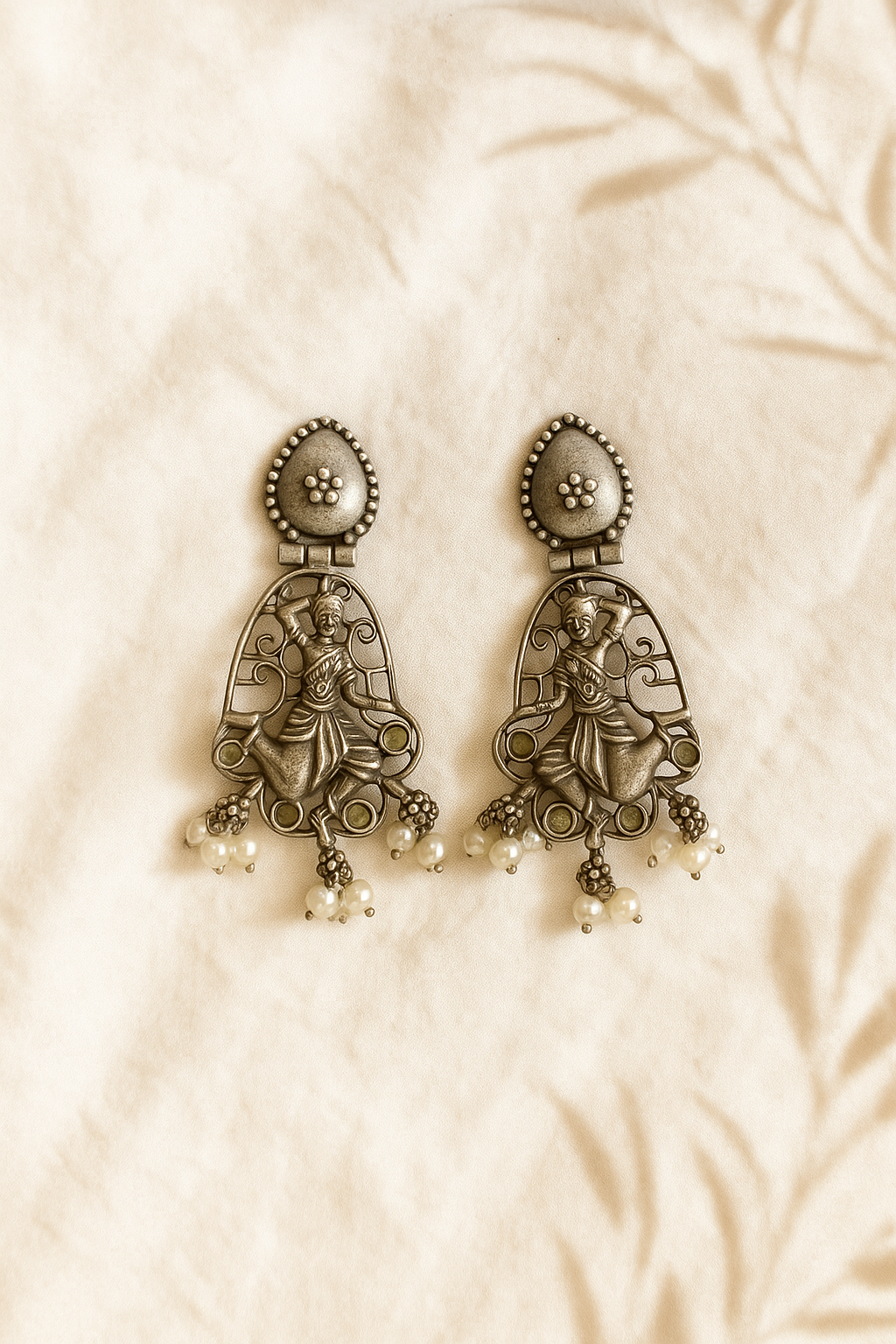 Ganga Oxidised Earrings