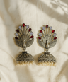 Mor Oxidised Earrings