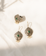 Bela Oxidised Earrings Ring set