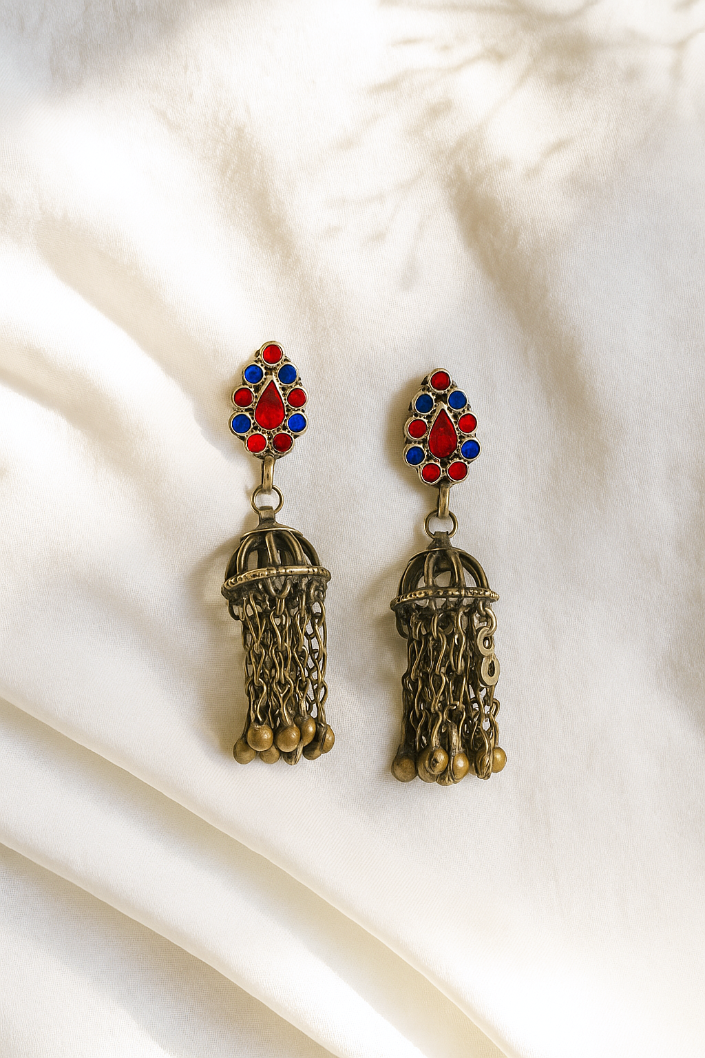 Rukmini Afghan Jhumka