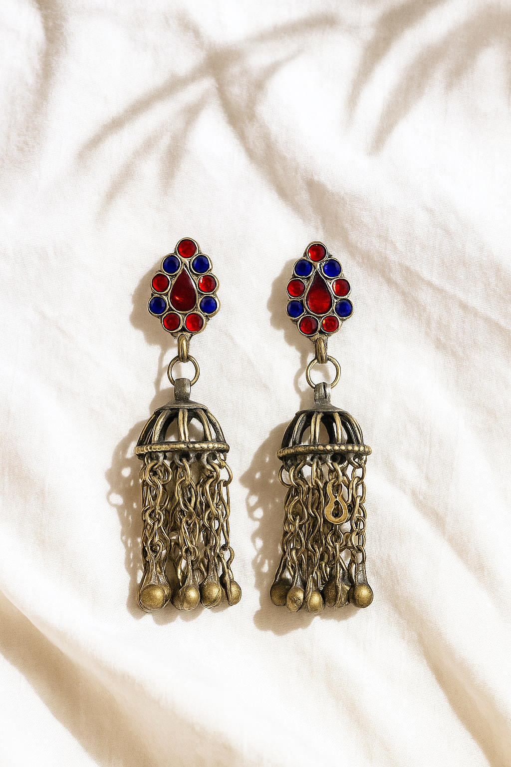 Rukmini Afghan Jhumka