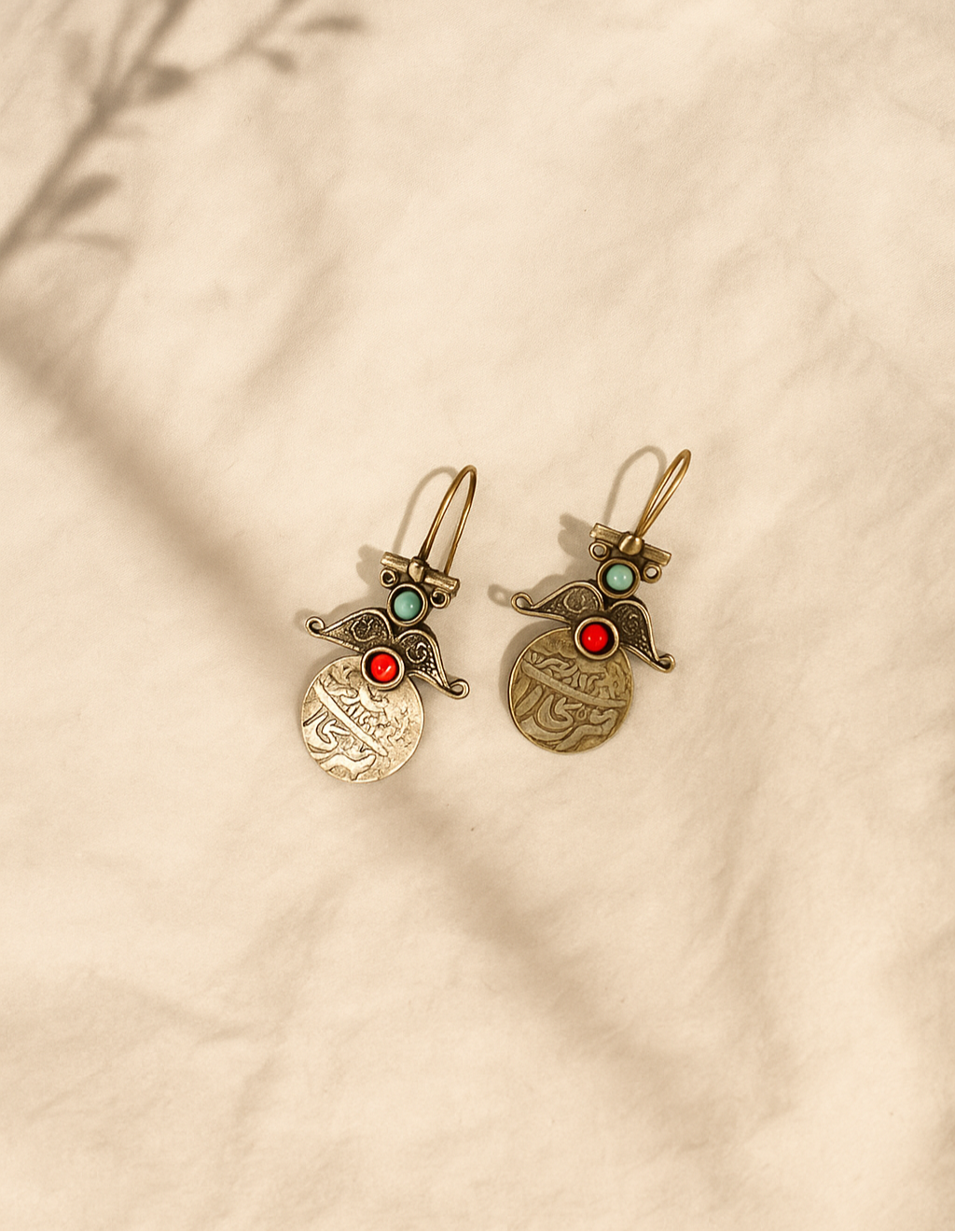 Roar Afghan Earrings
