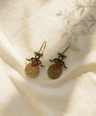 Roar Afghan Earrings