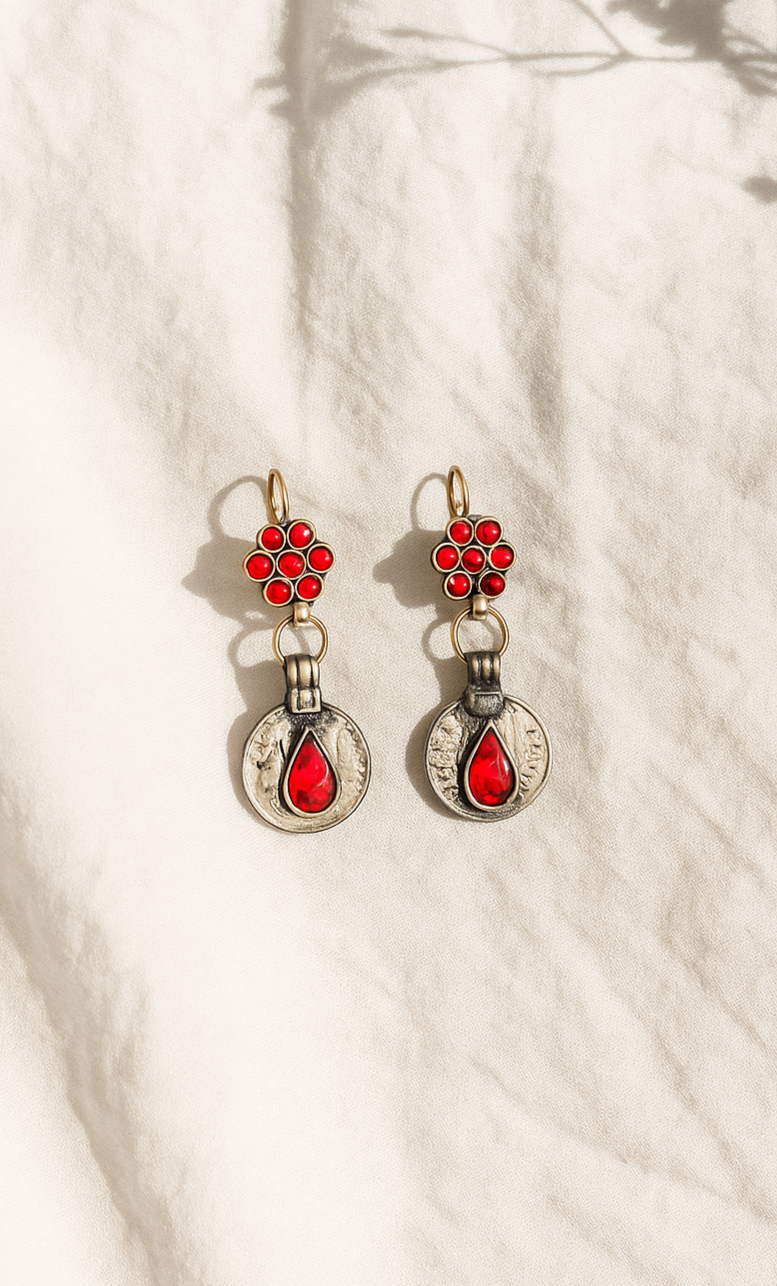 Shehzadi Afghan Earrings