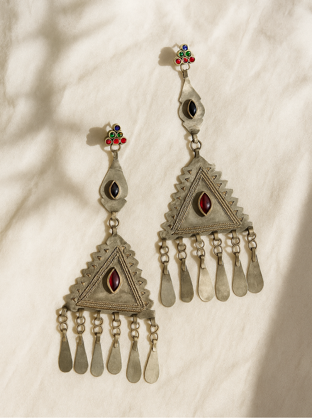 Nazaqat Afghan Earrings