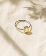 Citrine Gemstone Sterling Silver Ring