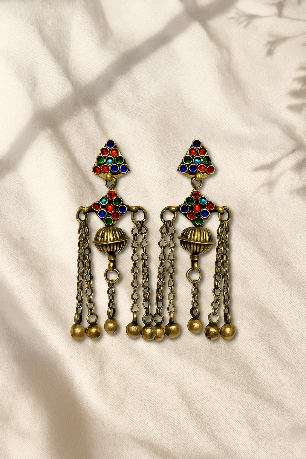 Gumbadd Afghan Earrings