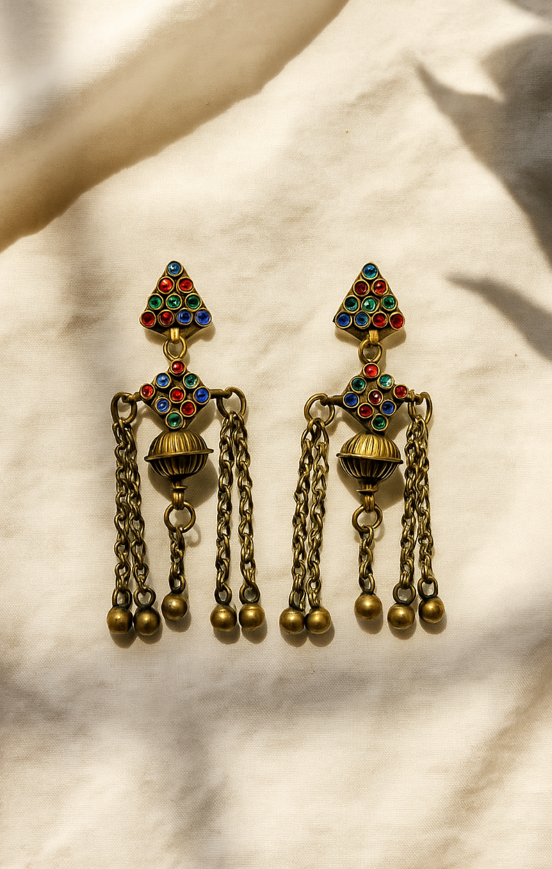Gumbadd Afghan Earrings