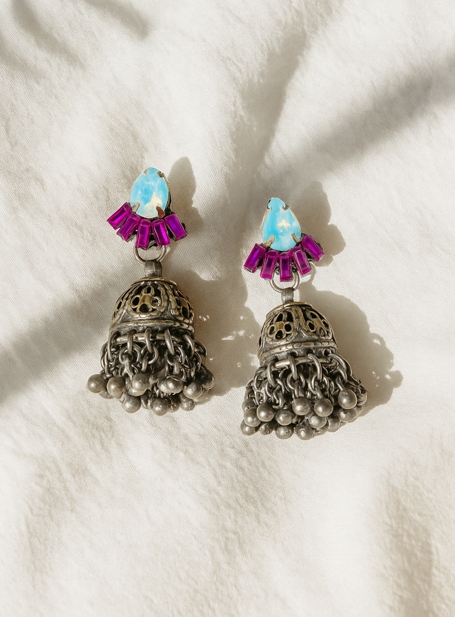 Rangeen Afghan Jhumka