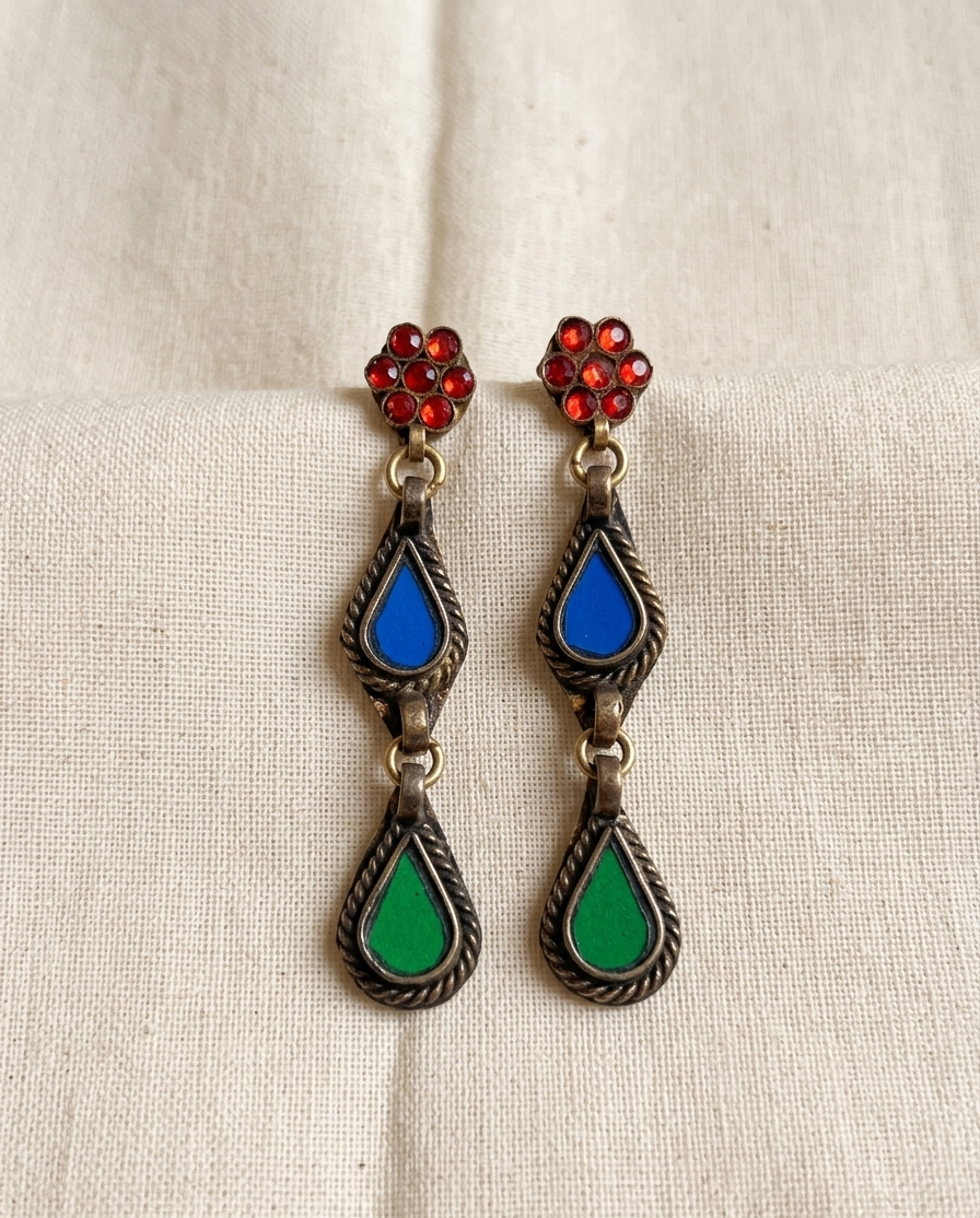 Sagarika Afghan Earrings