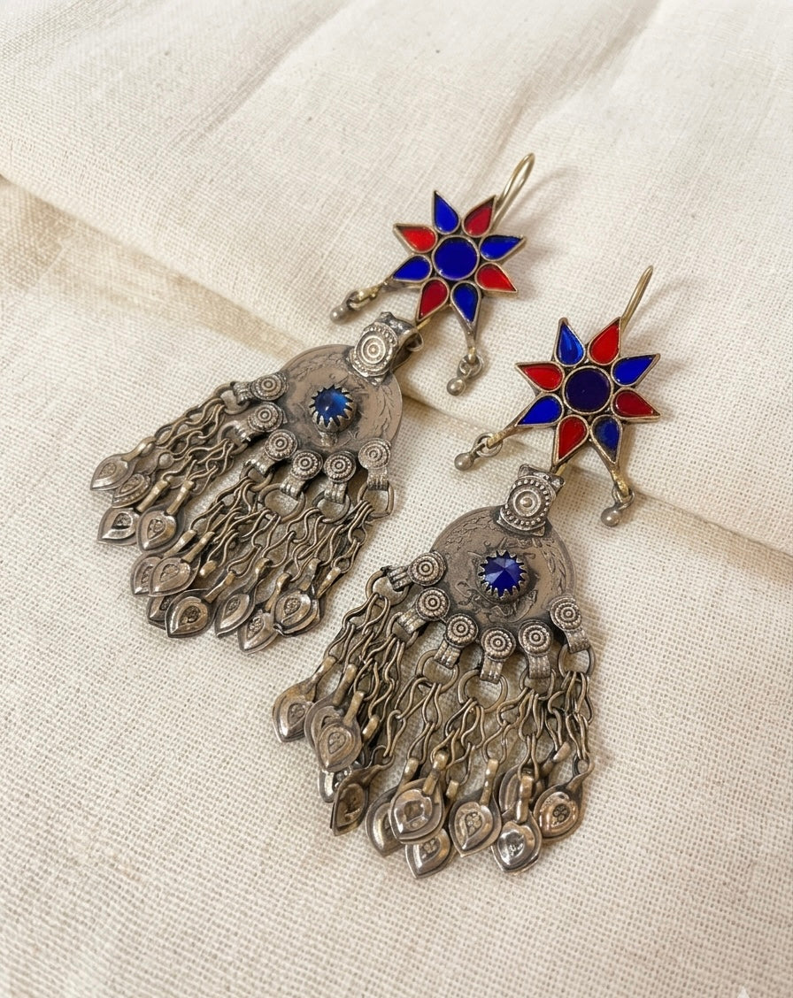 Piya Afghan Earrings