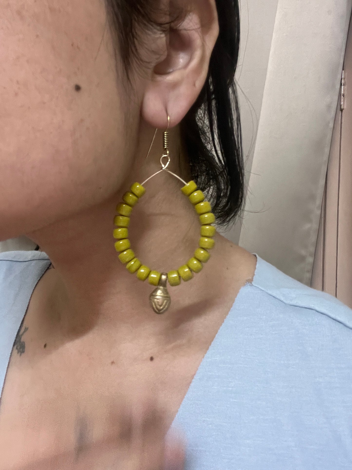 Mohima Brass Earrings