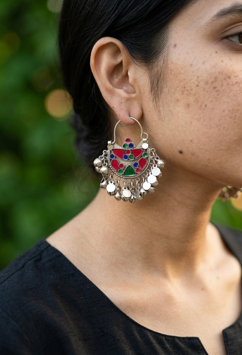 Tyra Afghan Earrings
