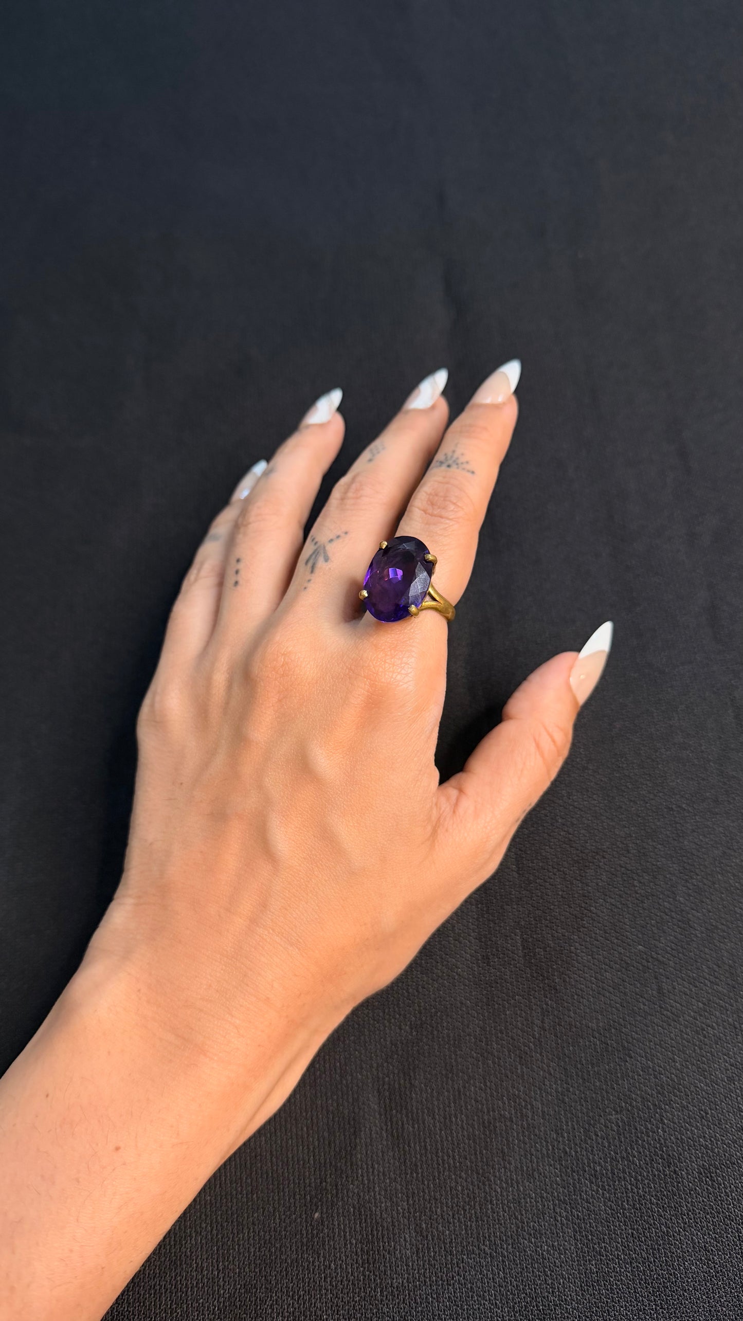 Kaamta Amethyst Ring