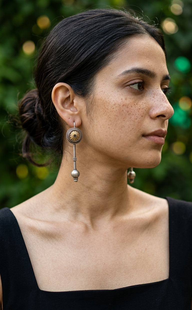 Ujwal Silver Vintage Earrings