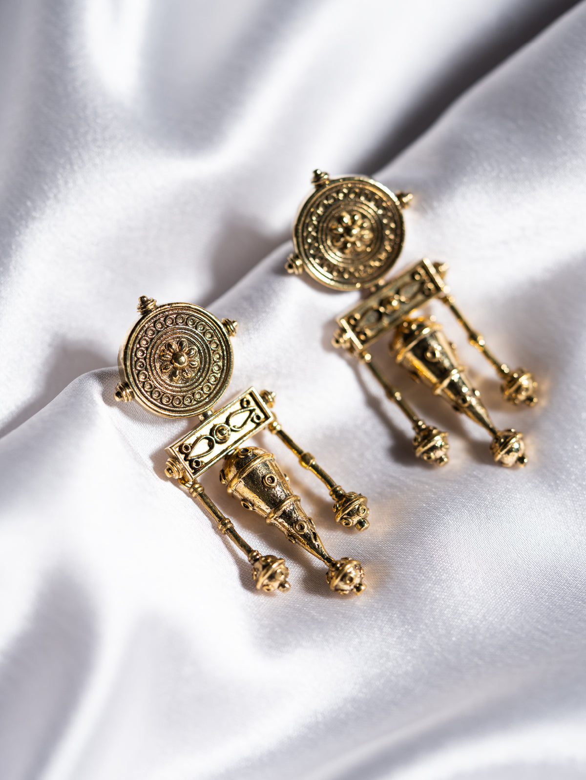 Shehnaaz Brass Earrings