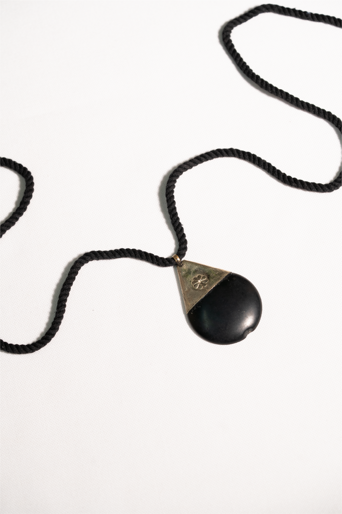 Obsidian Afghan Pendant