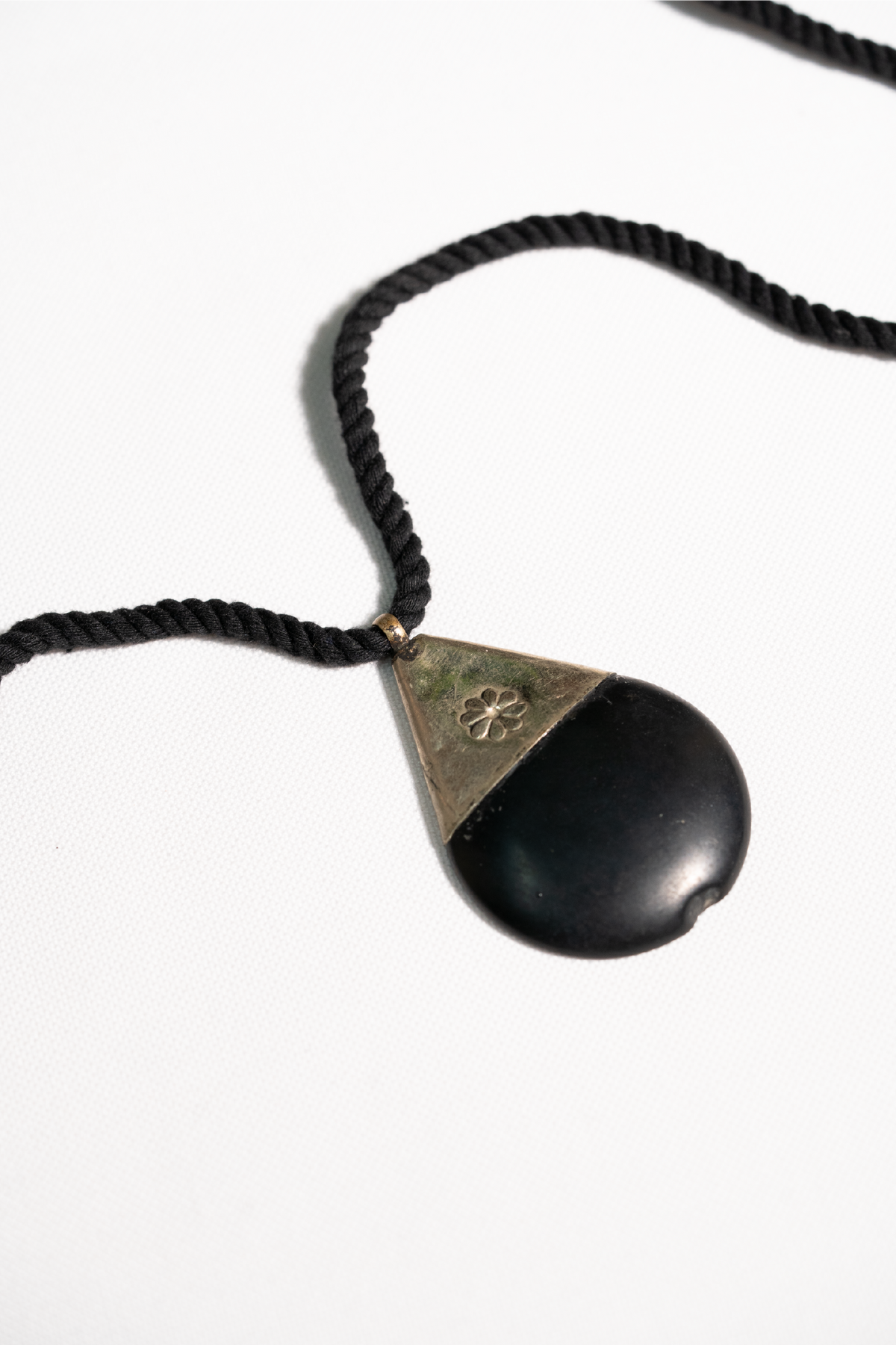 Obsidian Afghan Pendant