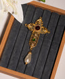 Cross Antique Brooch