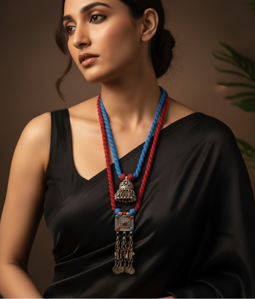 Resham Afghan Pendant