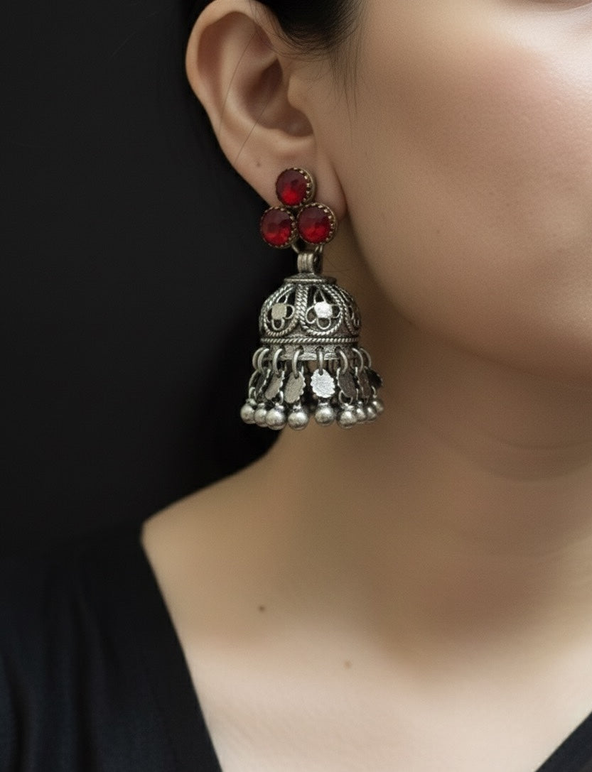 Rangeen Afghan Jhumka